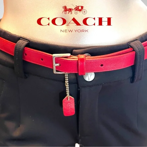 Coach | Accessories | Rare Vintage Coacj Red Leather Medium  display picture 1